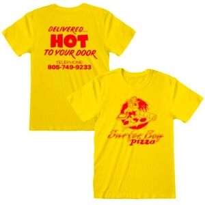 Stranger Things Surfer Boy Pizza tee Quiksilver collab